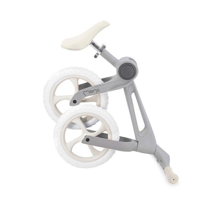 Bicicleta fara pedale, pliabila, Momi Noru, 2 ani+, 12”, sezut reglabil - Gri [2]