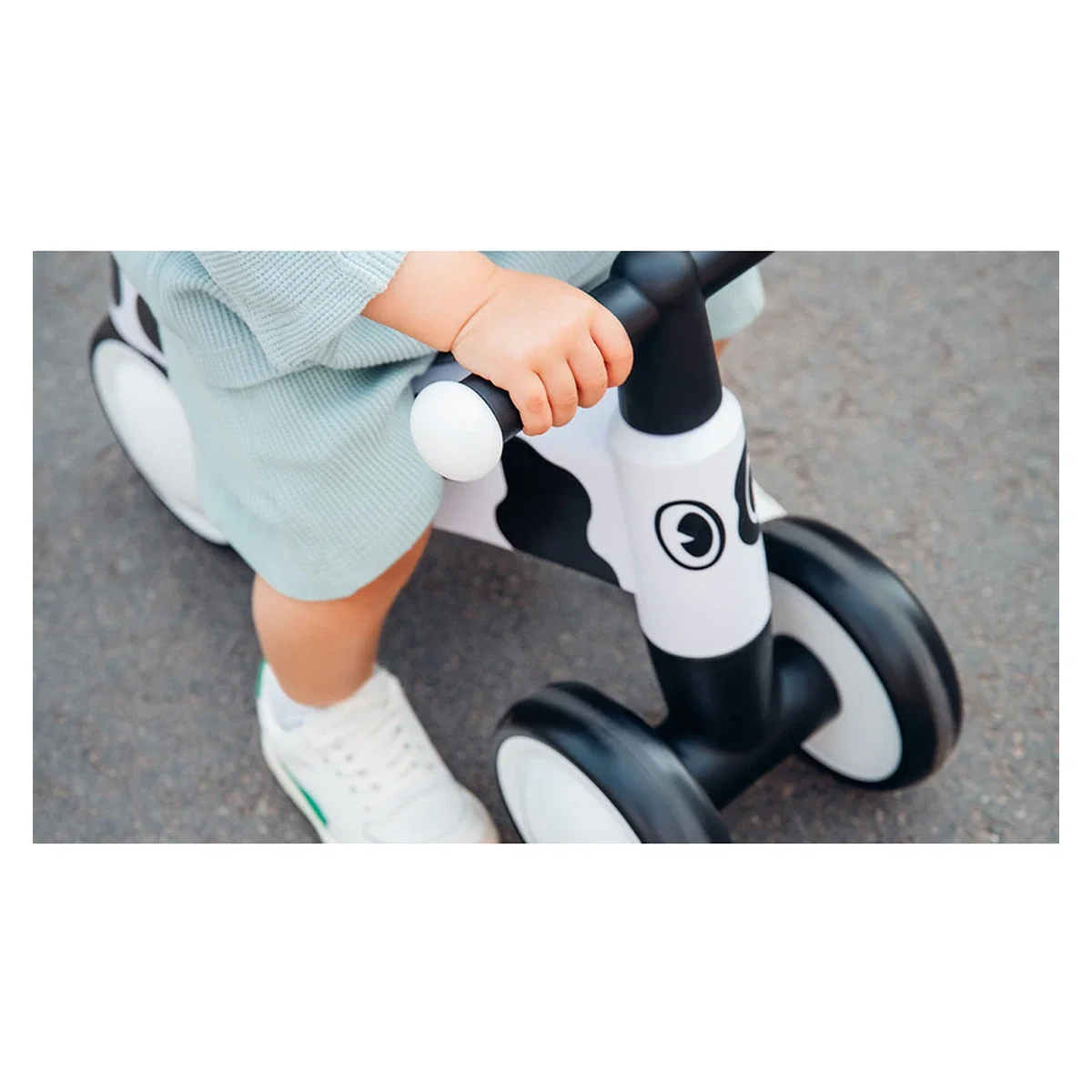 Bicicleta fara pedale, Sammy, Cu 4 roti, Din spuma EVA, Stabila, Manere moi, antiderapante, 12- 36 luni, Greutate [24]