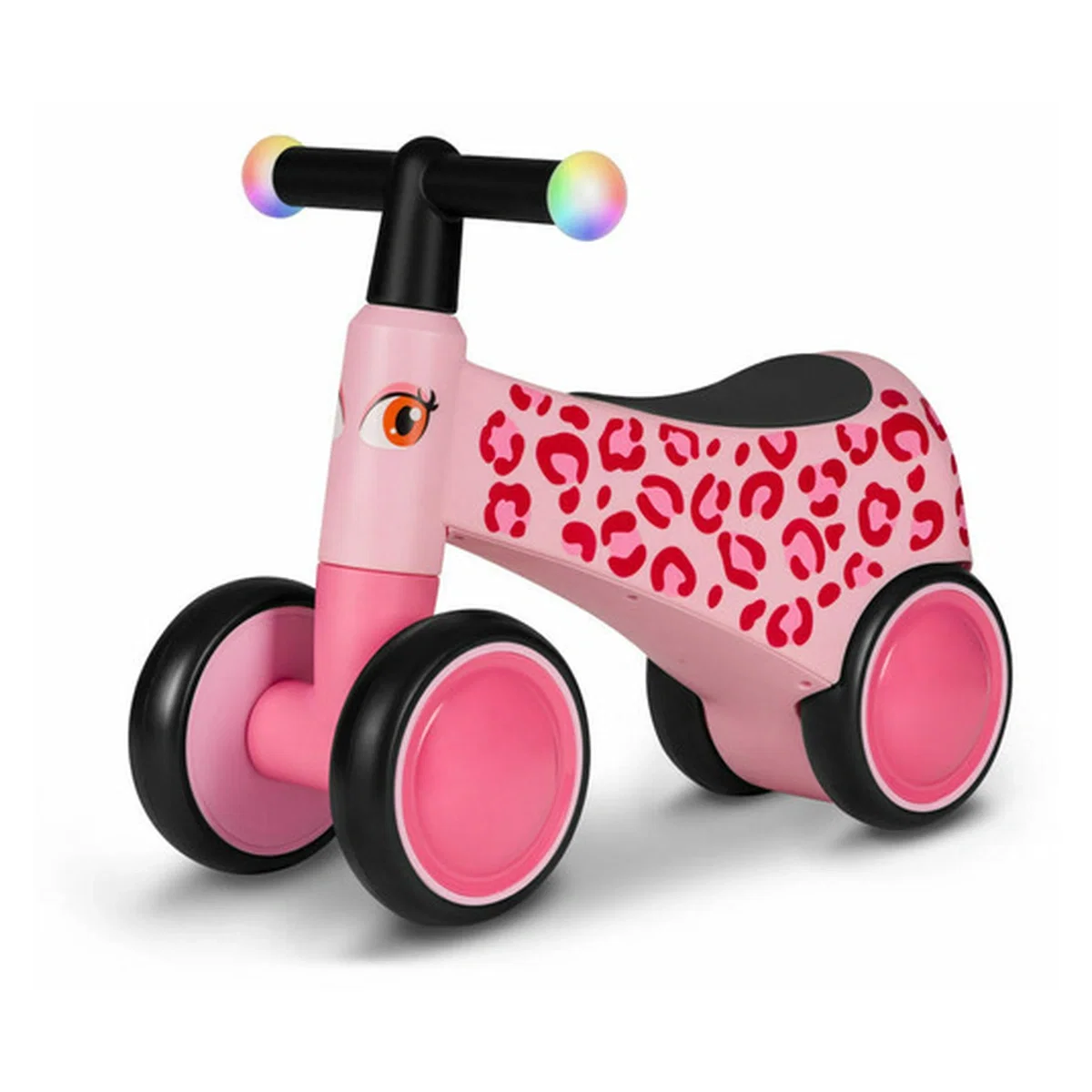 Bicicleta fara pedale, Sammy, Cu 4 roti, Din spuma EVA, Stabila, Manere moi, antiderapante, 12- 36 luni, Greutate [1]