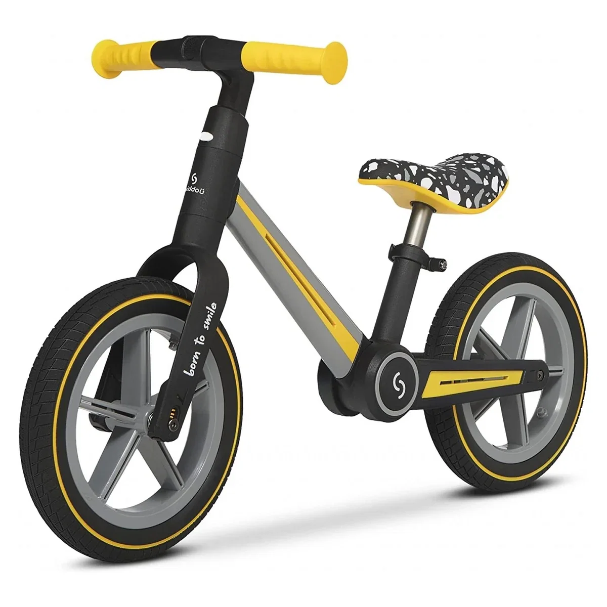 Bicicleta pliabila fara pedale Skiddou Ronny, Galben 2 ani [2]