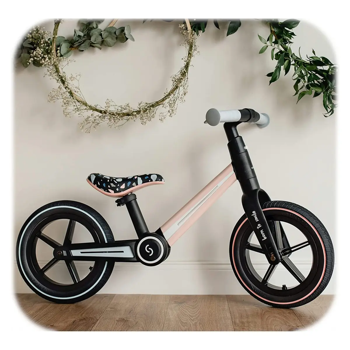Bicicleta pliabila fara pedale Skiddou Ronny, Keep Pink, Roz 2 ani [9]