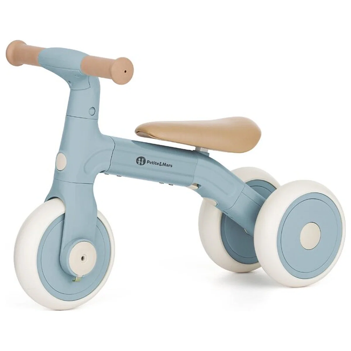 Bicicleta/tricicleta, 3 in 1 Petite&Mars, Multifunctionala, Cu/fara pedale, Ghidon directionabil, Sa reglabila pe inaltime, 2.3 kg, Pana la 25 kg, 12-36 luni, Albastru [3]
