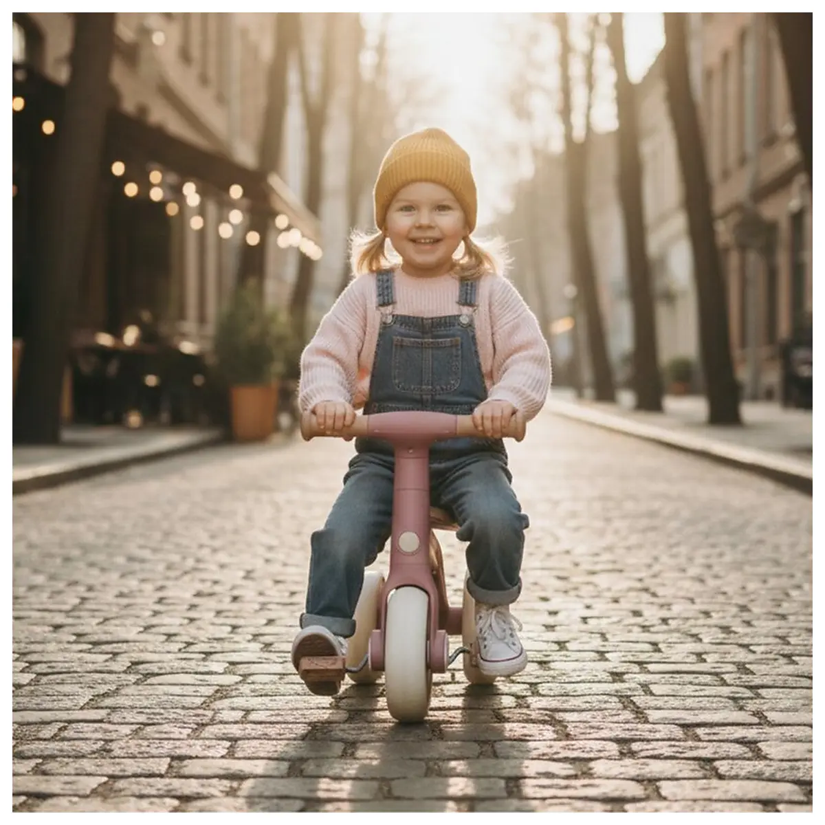 Bicicleta/tricicleta, 3 in 1 Petite&Mars, Multifunctionala, Cu/fara pedale, Ghidon directionabil, Sa reglabila pe inaltime, 2.3 kg, Pana la 25 kg, 12-36 luni, Roz [8]