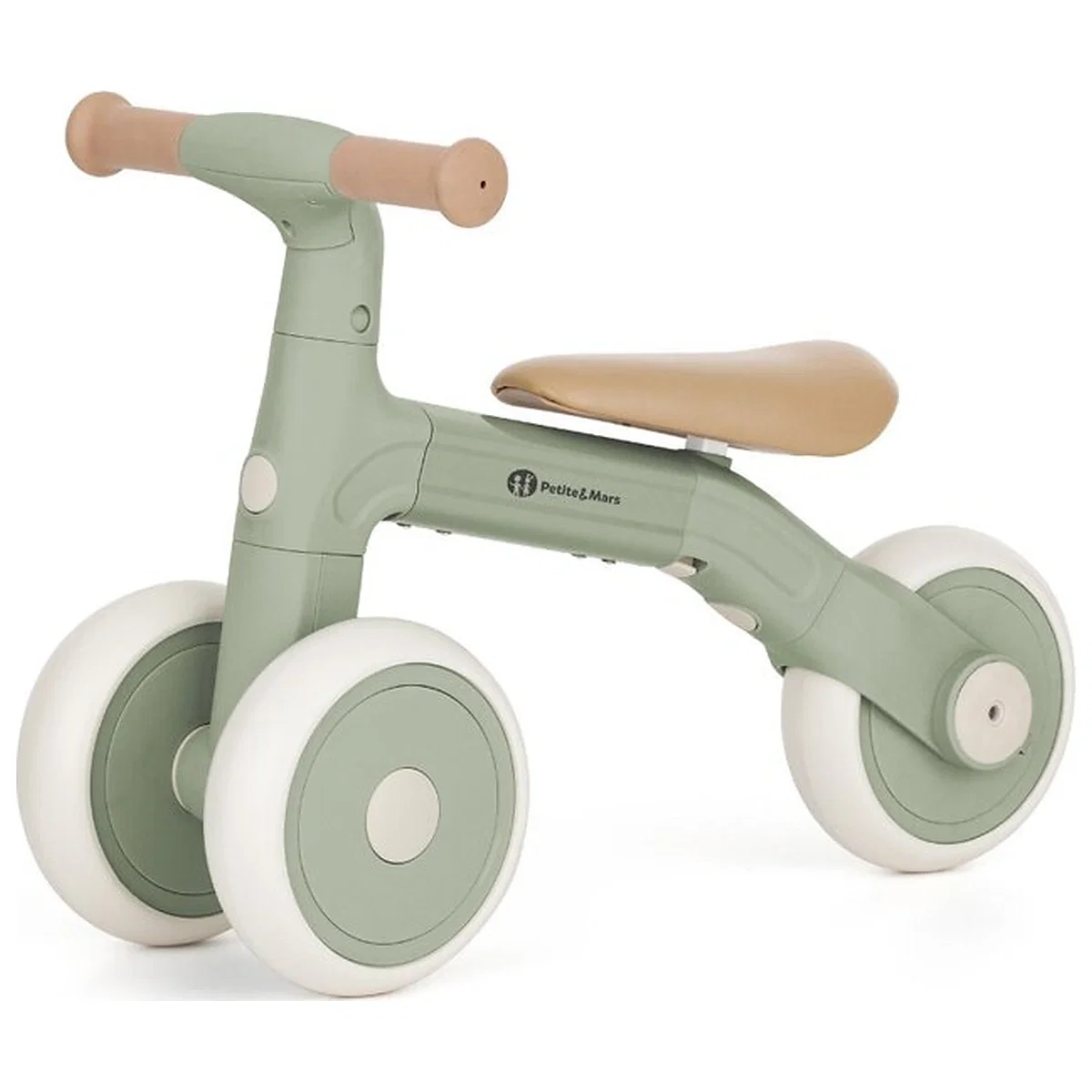 Bicicleta/tricicleta, 3 in 1 Petite&Mars, Multifunctionala, Cu/fara pedale, Ghidon directionabil, Sa reglabila pe inaltime, 2.3 kg, Pana la 25 kg, 12-36 luni, Verde [4]