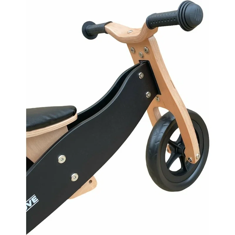 Bicicleta/tricicleta fara pedale, Free2Move, Din lemn, 2 in 1, Functie de bicicleta echilibru, 18 luni - 3 ani [4]
