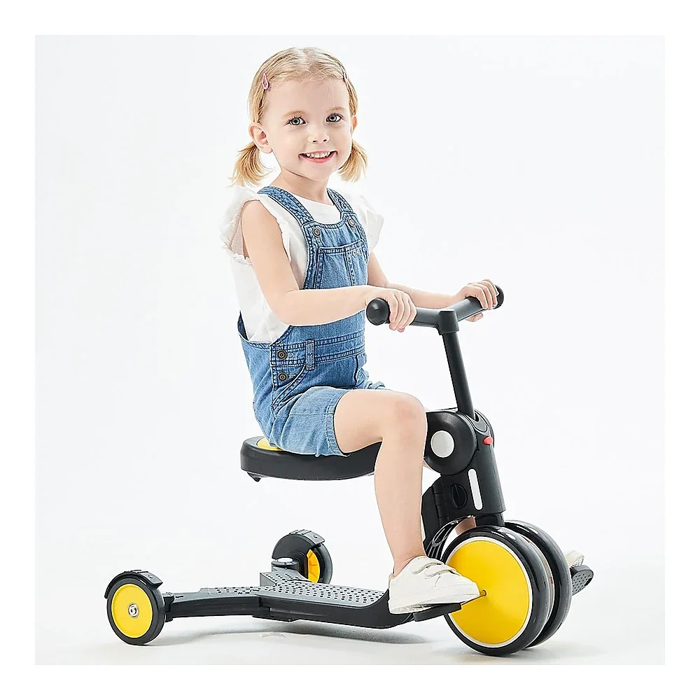 Bicicleta, tricicleta si trotineta Chipolino All Ride 4 in 1 yellow 3 ani [3]