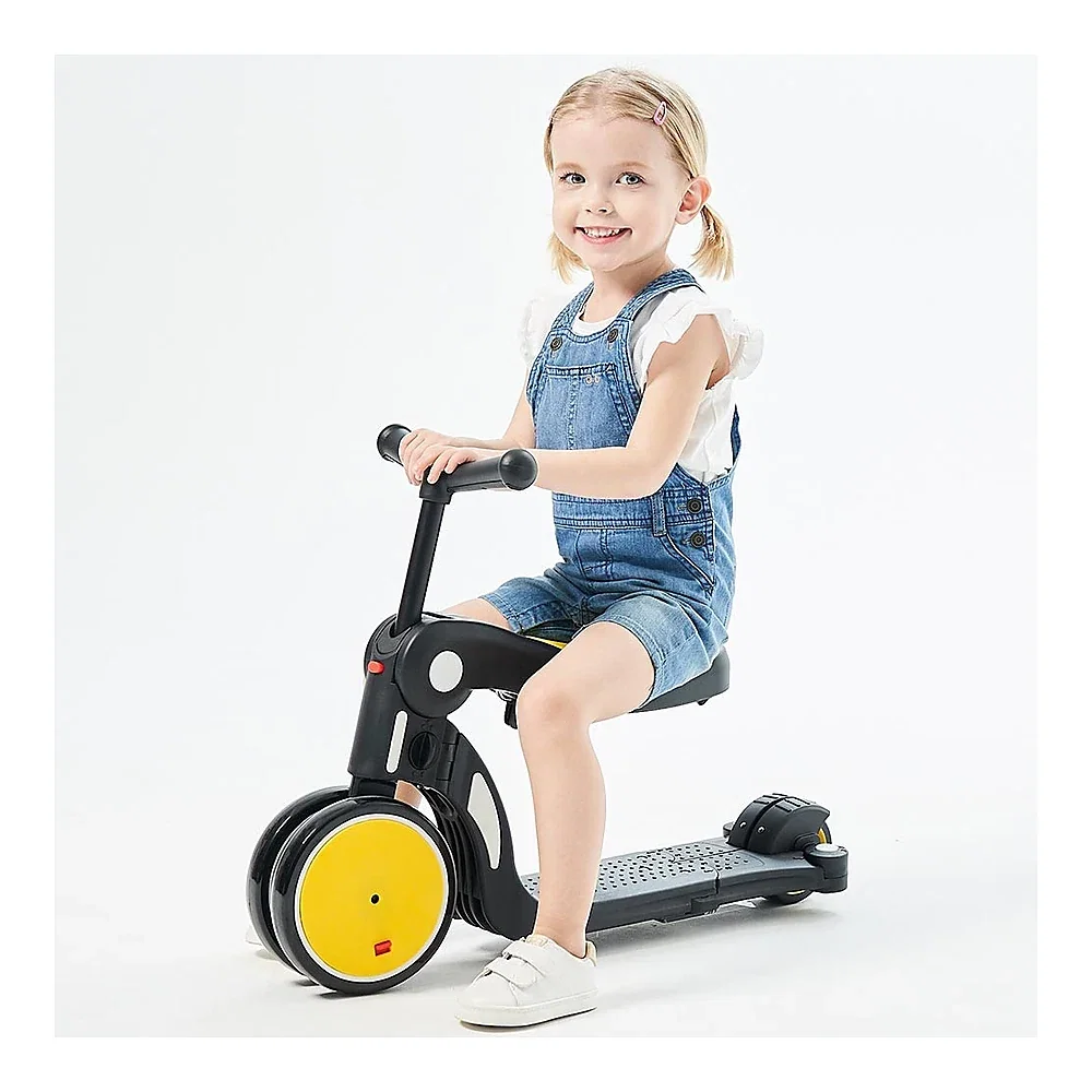 Bicicleta, tricicleta si trotineta Chipolino All Ride 4 in 1 yellow 3 ani [7]