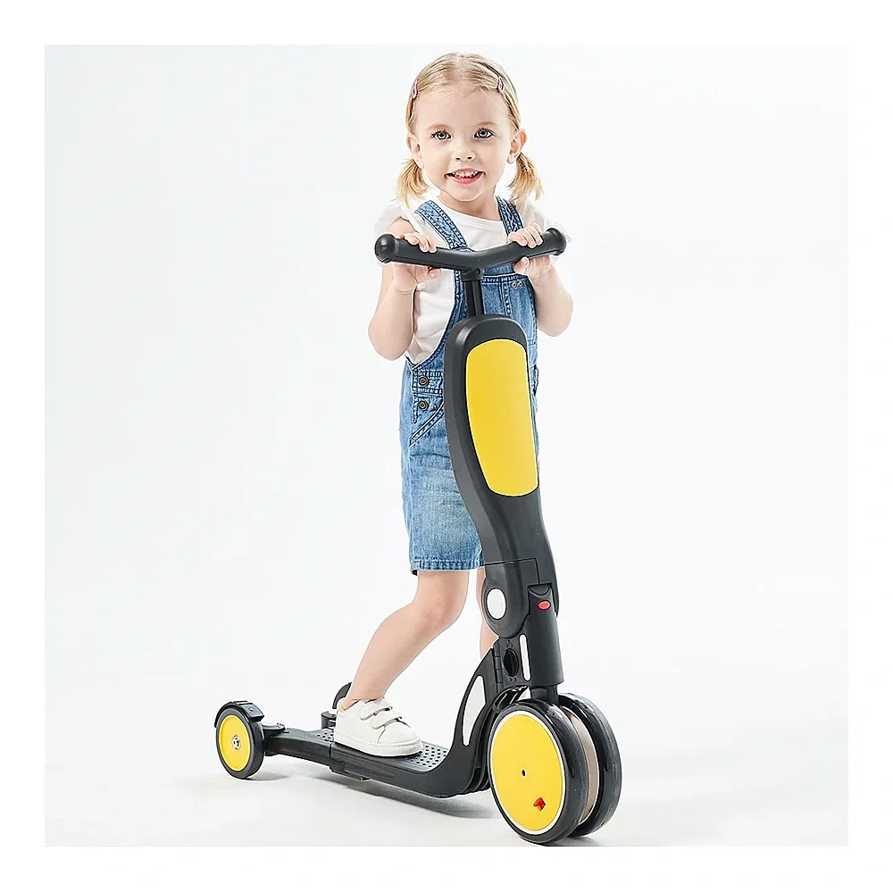 Bicicleta, tricicleta si trotineta Chipolino All Ride 4 in 1 yellow 3 ani [8]