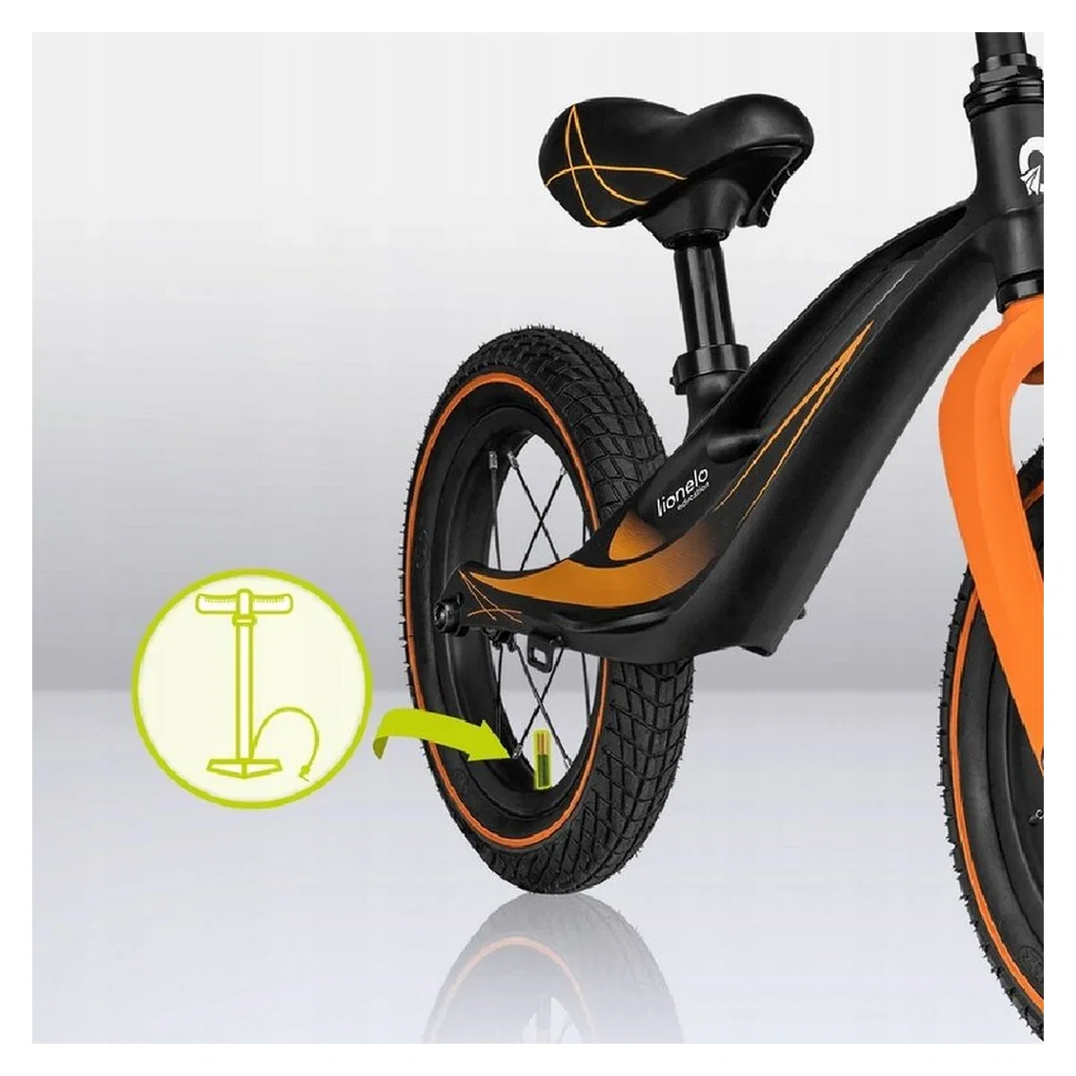 Bicicleta usoara Bart Air, Fara pedale, Cu roti gonflabile, Cu cadru din magneziu, Cu ghidon si sa reglabile, Greutate [18]