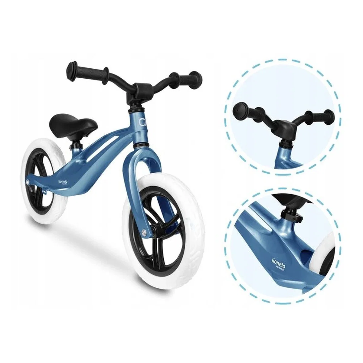 Bicicleta usoara Bart, Fara pedale, Cu cadru din magneziu, Cu ghidon si sa reglabile, Greutate 3 Kg, 12 inch, Conform [5]