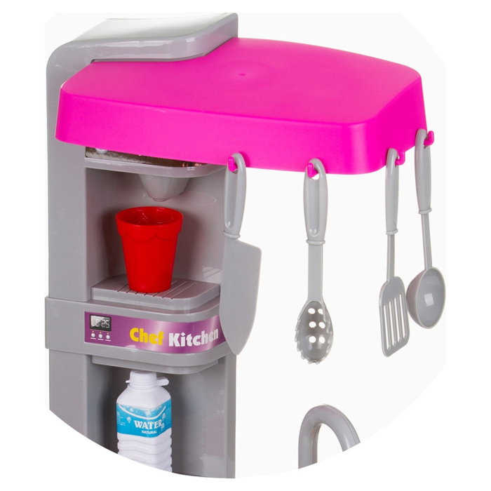 Bucatarie de jucarie Chipolino Kitchen, 72,5 cm, cu sistem de curgere apa, lumini, sunete si 53 accesorii [8]