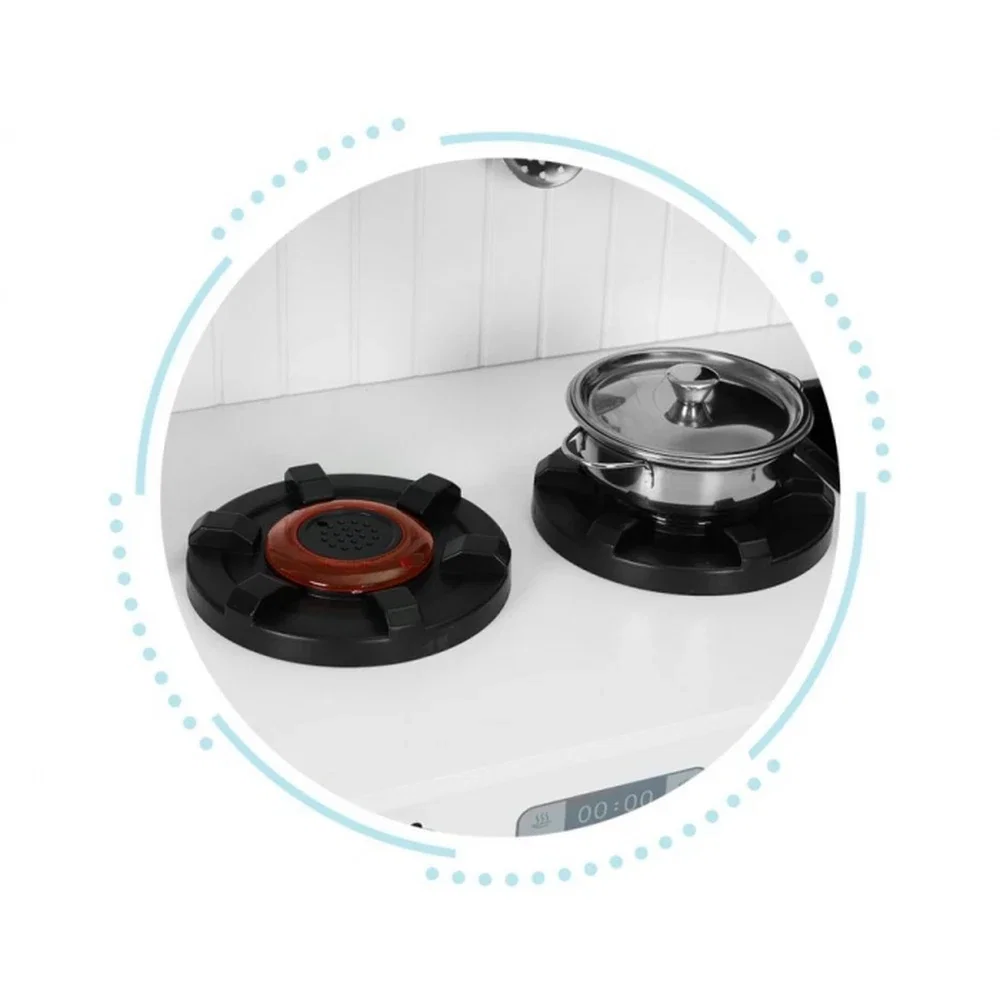 Bucatarie din lemn cu accesorii Ecotoys - Alb 3 ani+ [6]