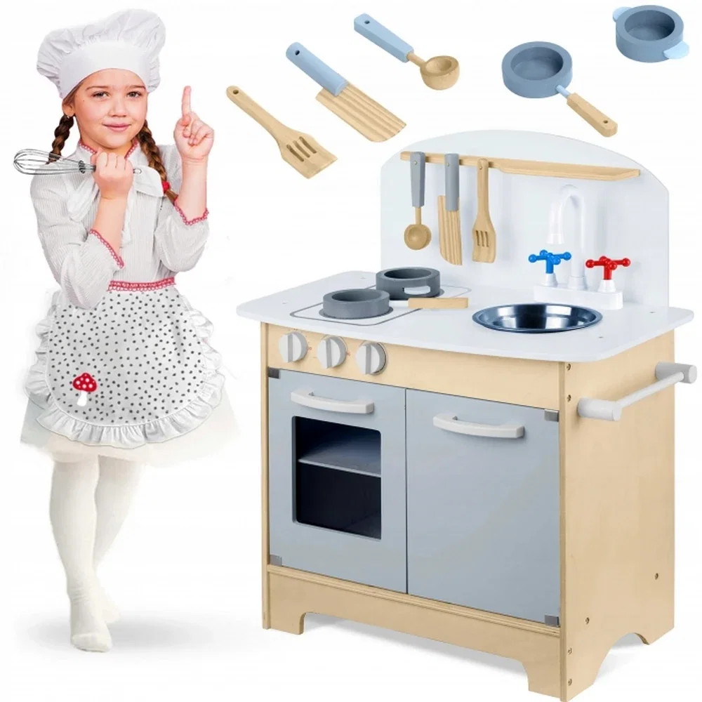 Bucatarie interactiva din lemn cu accesorii Ricokids 3 ani+ [1]