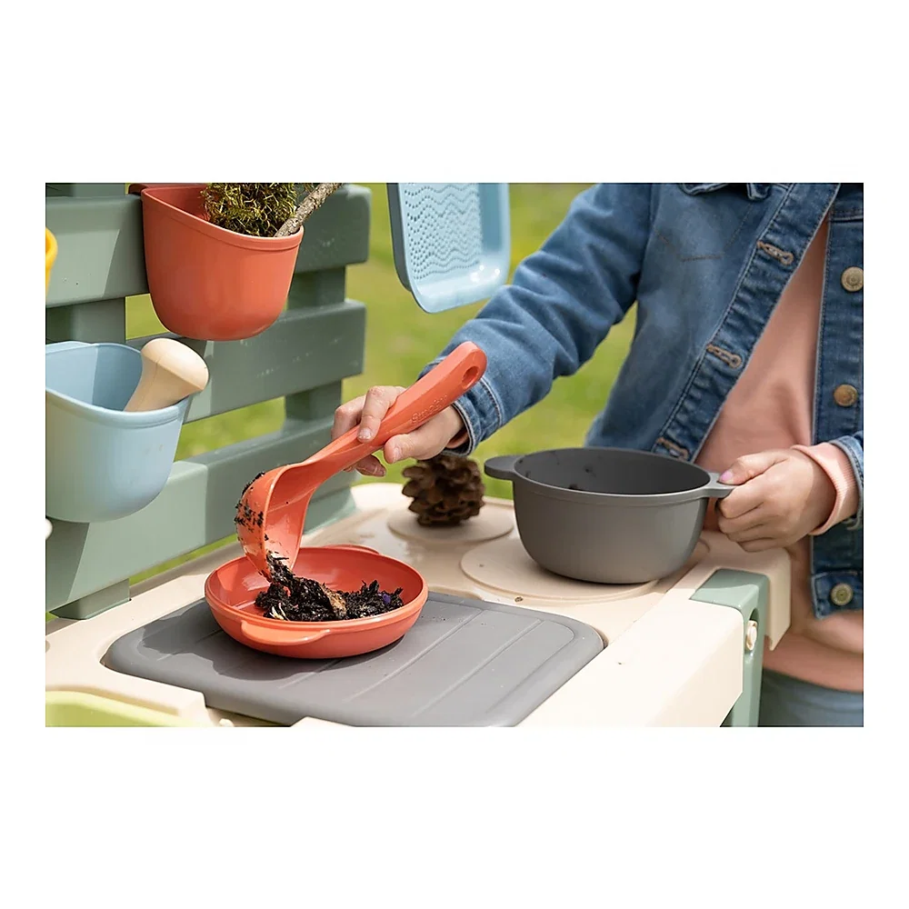 Bucatarie Smoby Mud Kitchen cu 15 accesorii 3 ani + [8]