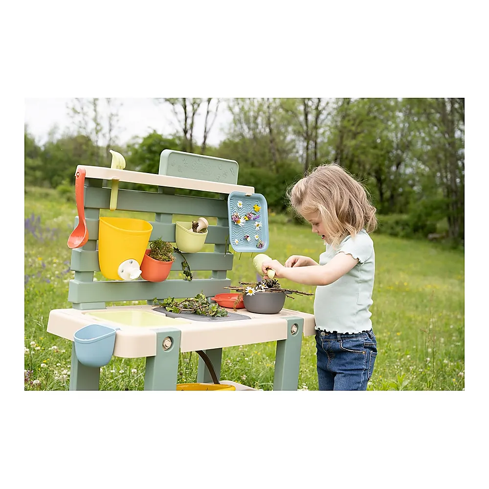 Bucatarie Smoby Mud Kitchen cu 15 accesorii 3 ani + [5]
