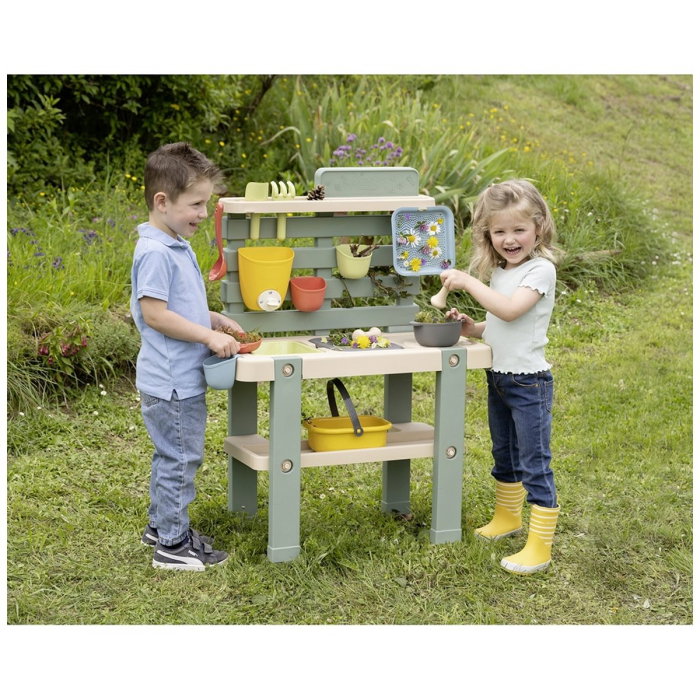 Bucatarie Smoby Mud Kitchen cu 15 accesorii 3 ani + [4]