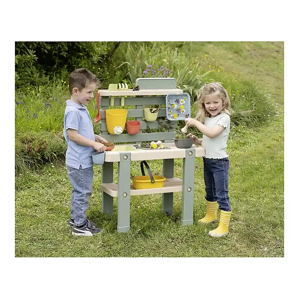 Bucatarie Smoby Mud Kitchen cu 15 accesorii 3 ani + [4]
