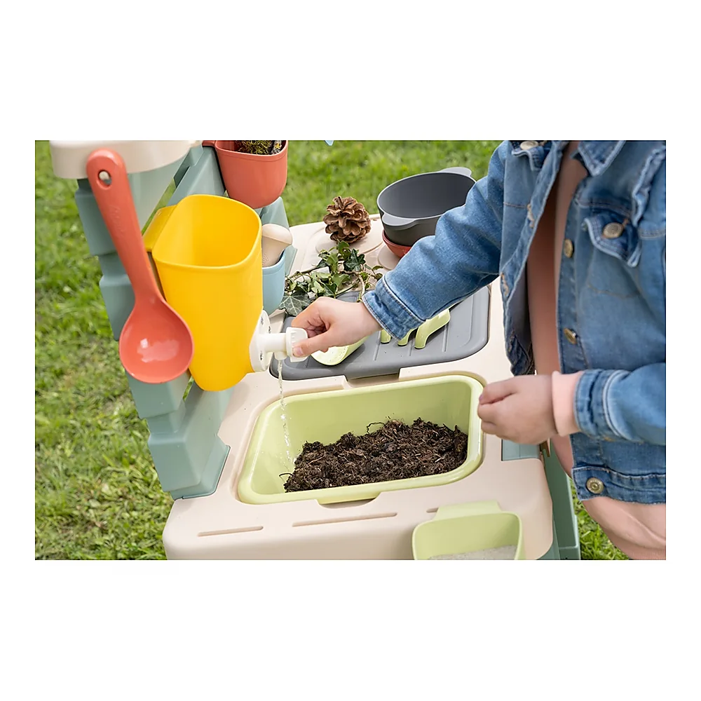 Bucatarie Smoby Mud Kitchen cu 15 accesorii 3 ani + [6]