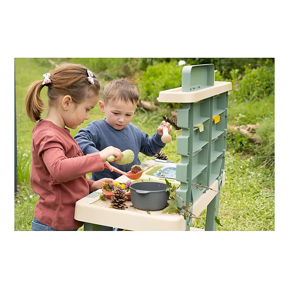 Bucatarie Smoby Mud Kitchen cu 15 accesorii 3 ani + [7]