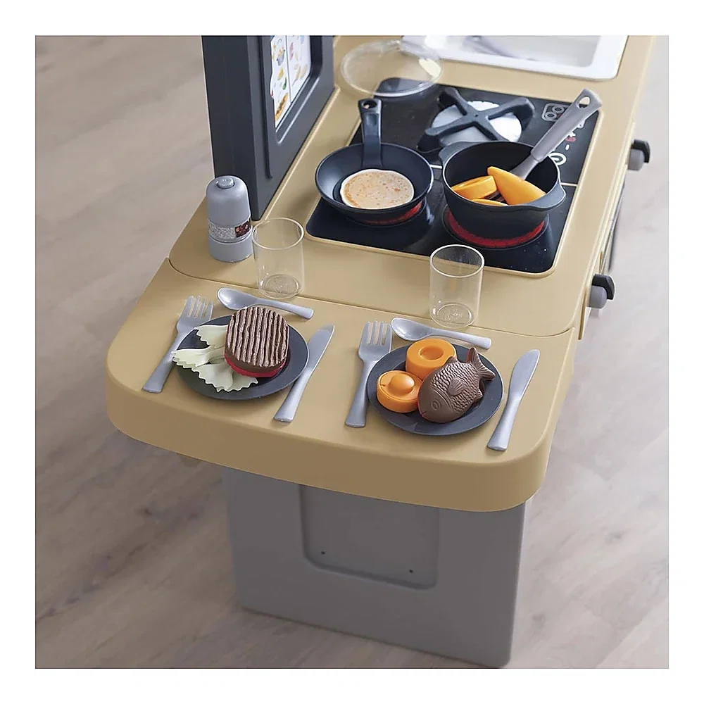 Bucatarie Smoby Tefal Evolutive albastru cu accesorii 3 ani [11]