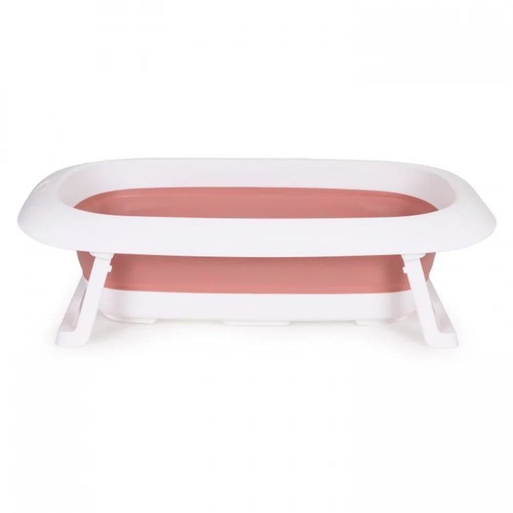 Cadita de baie pliabila cu dop de scurgere, Ecotoys - Roz [2]