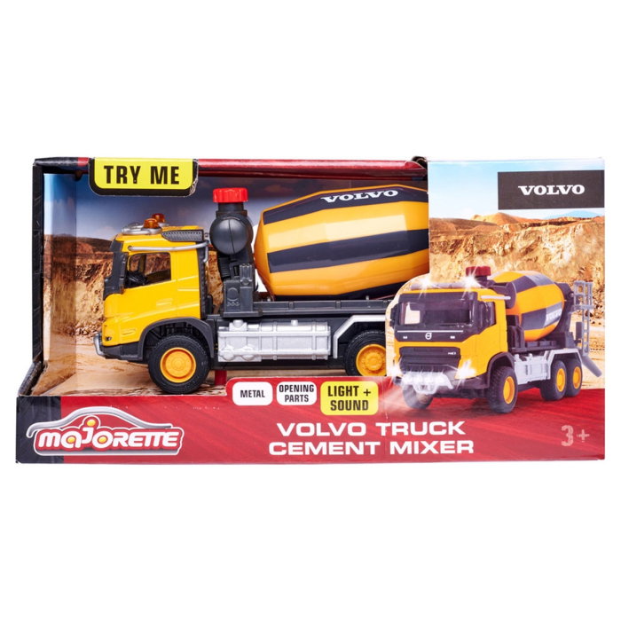 Camion betoniera Majorette Volvo Cement Mixer 3 ani + [8]