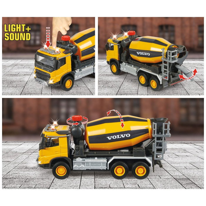 Camion betoniera Majorette Volvo Cement Mixer 3 ani + [4]