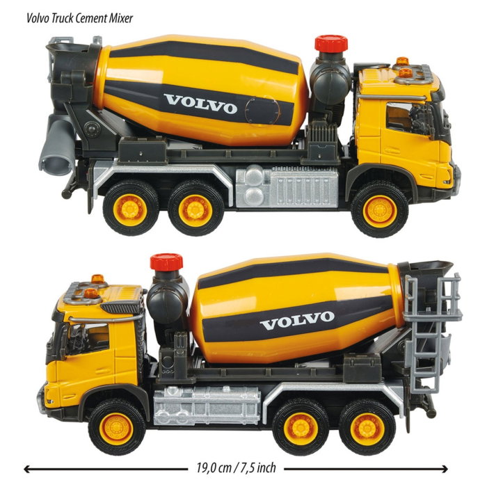 Camion betoniera Majorette Volvo Cement Mixer 3 ani + [3]