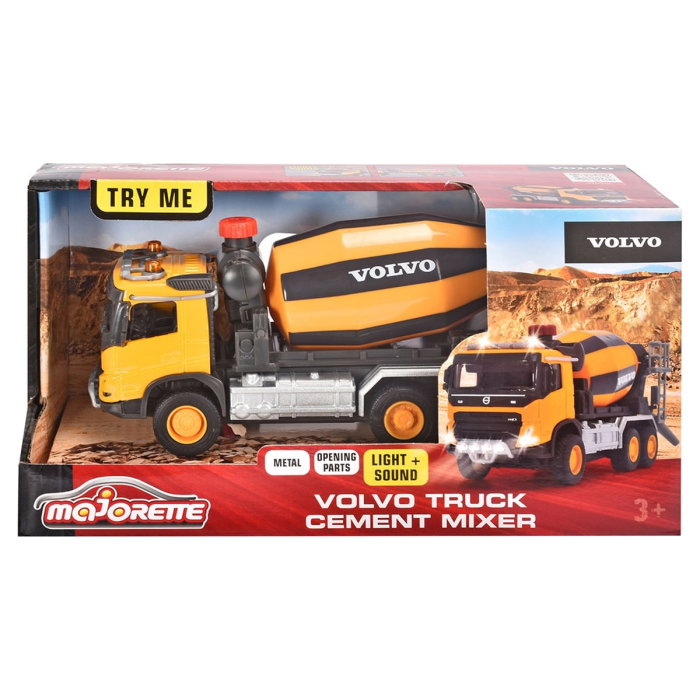 Camion betoniera Majorette Volvo Cement Mixer 3 ani + [7]