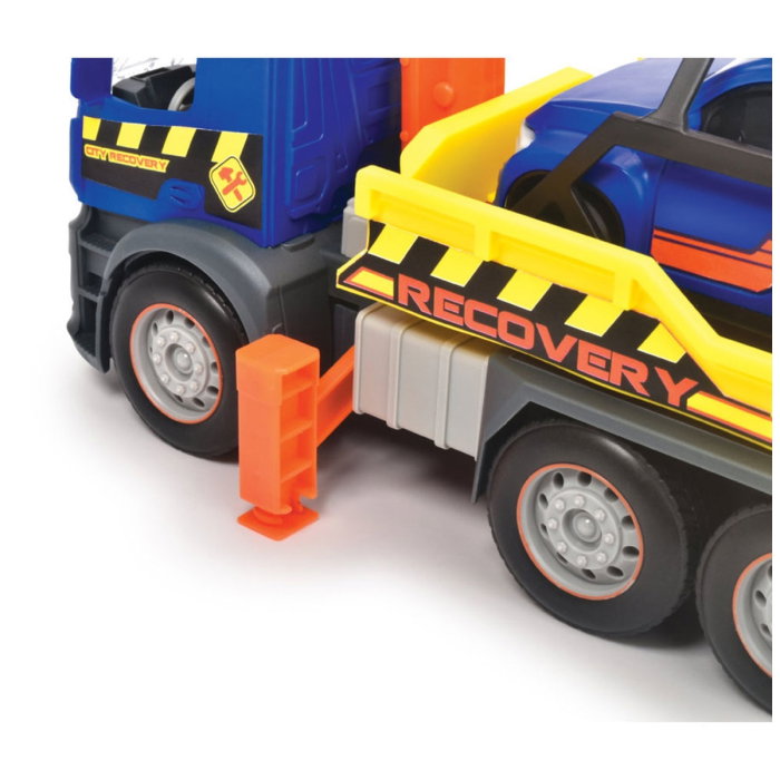 Camion de tractare Dickie Toys Mercedes Recovery cu masinuta 3 ani + [5]