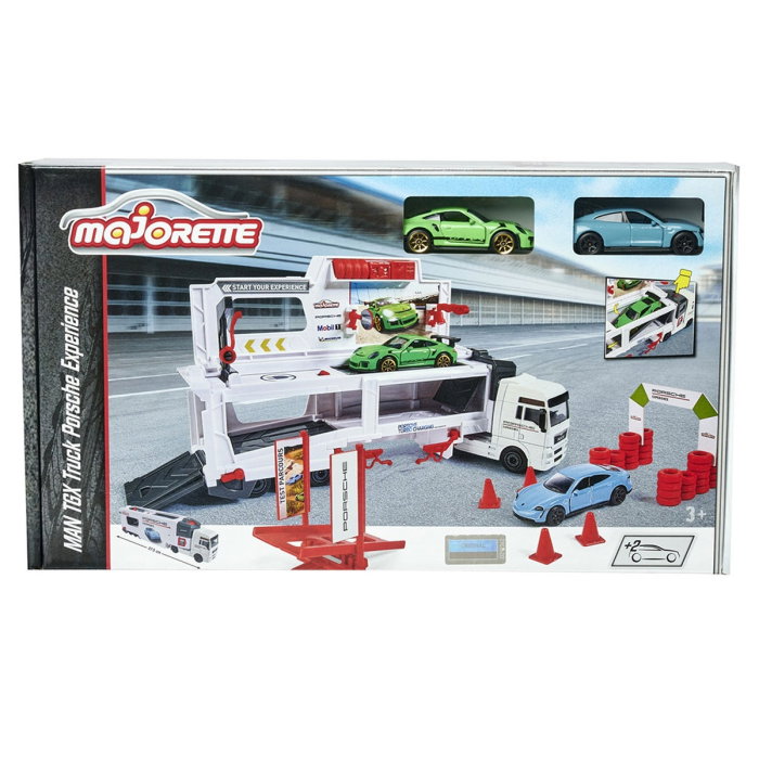 Camion Majorette MAN Tgx Porsche Experience cu 2 masinute 3 ani + [10]