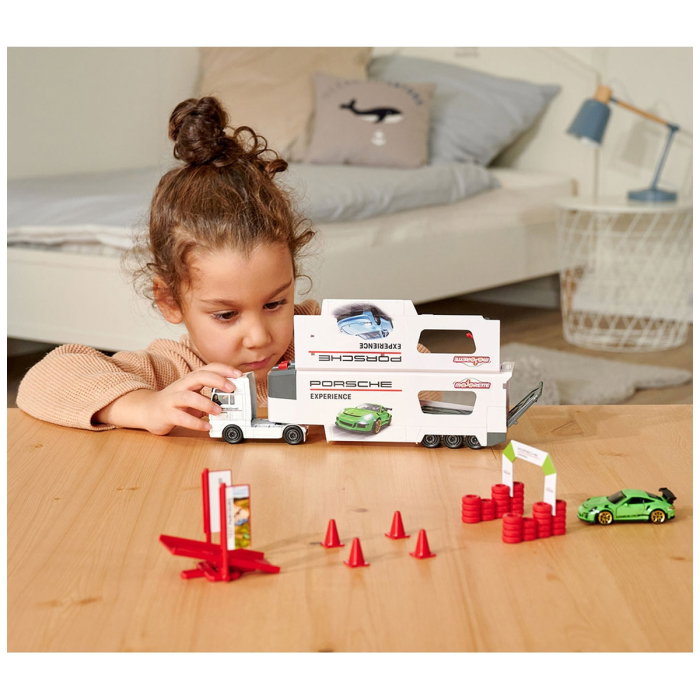 Camion Majorette MAN Tgx Porsche Experience cu 2 masinute 3 ani + [5]
