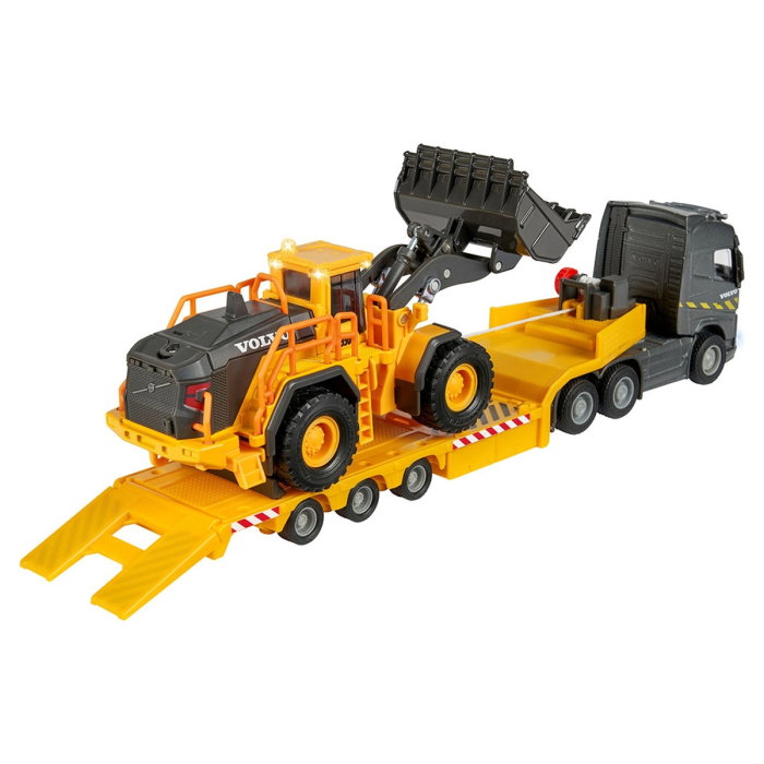 Camion Majorette Volvo cu remorca si buldozer 3 ani + [3]