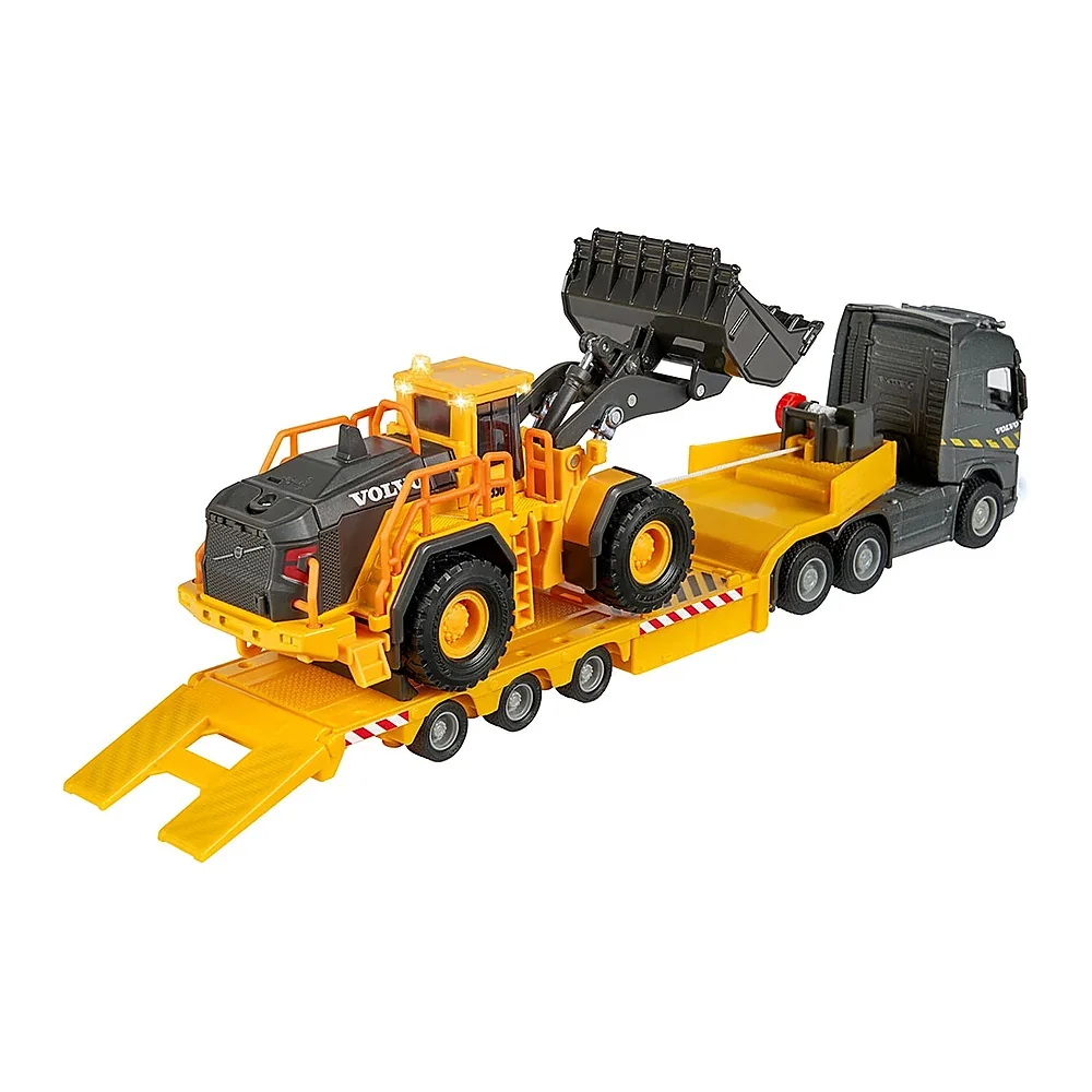 Camion Majorette Volvo cu remorca si buldozer 3 ani + [3]