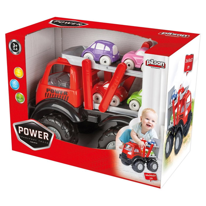 Camion Pilsan Power Transport Truck cu 4 masinute 3 ani + [2]