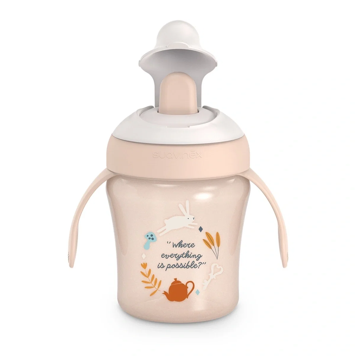 Cană antrenament, 200 ml, roz, Wonder, Suavinex 6 luni+ [3]