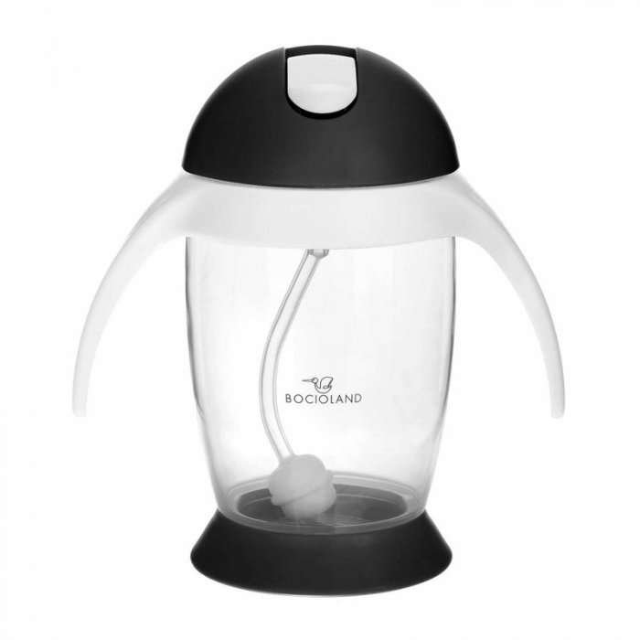 Cana de apa cu pai si manere, 300 ml, 6 luni+ Bocioland [3]