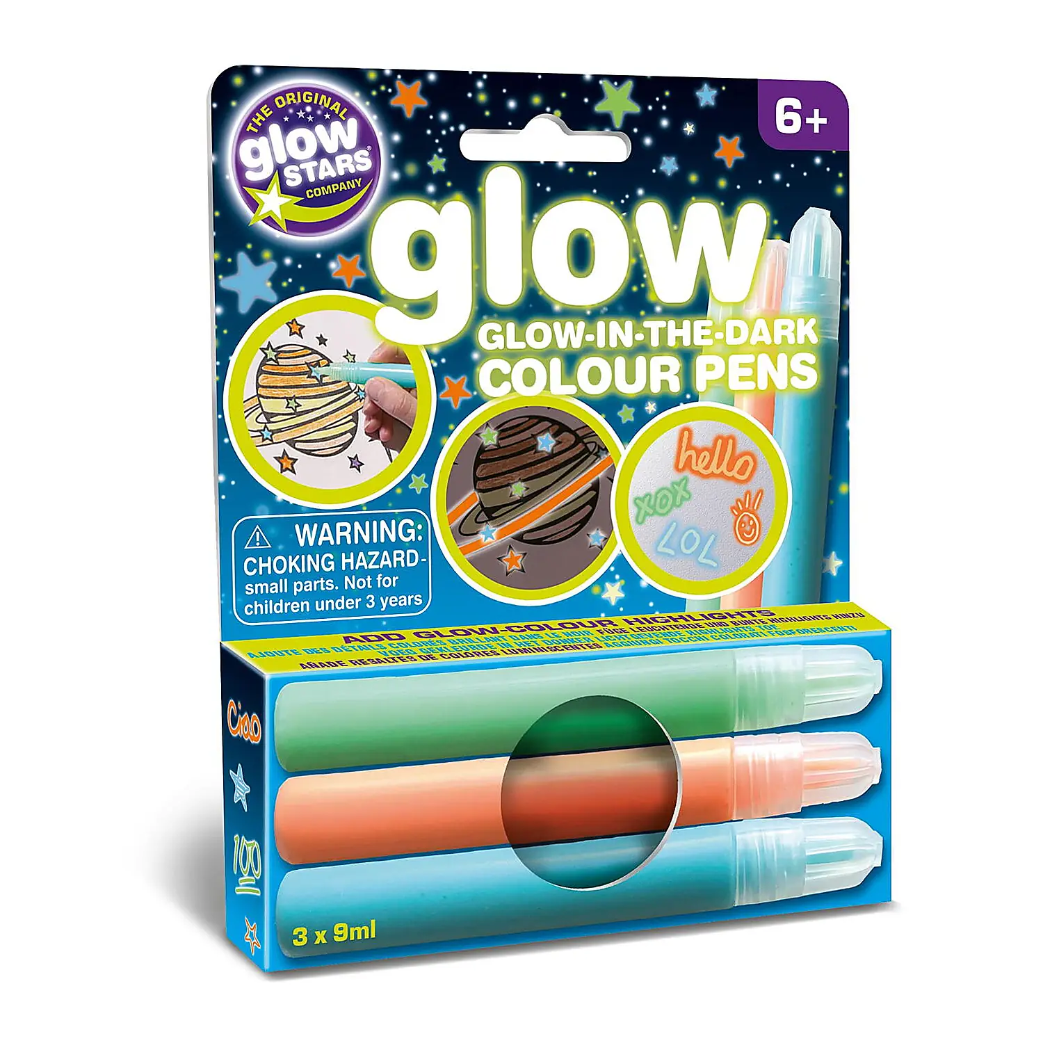Carioci colorate reflectorizante Brainstorm 6 ani+ [1]