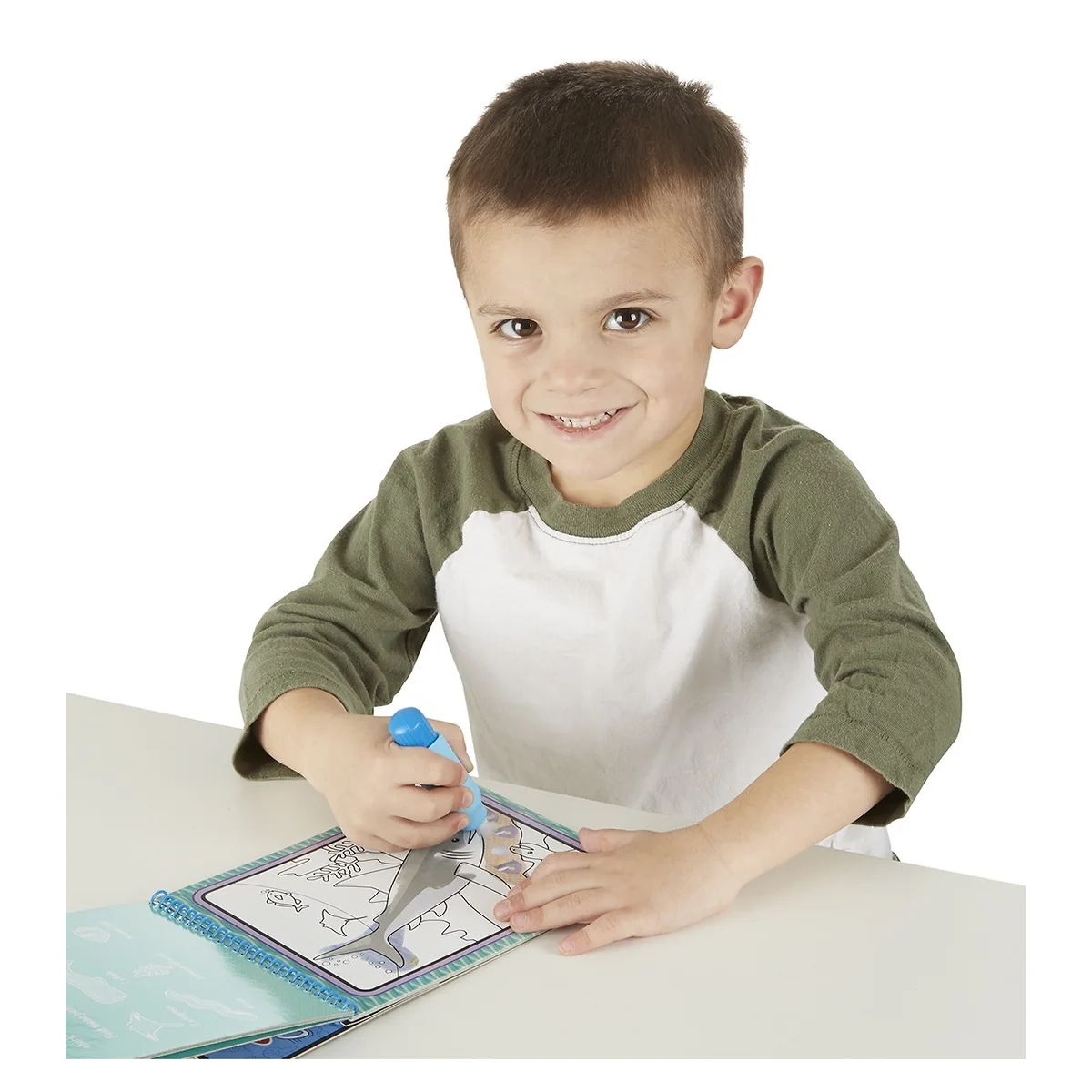 Carnet de colorat cu Apa magica Oceanul Melissa & Doug [3]