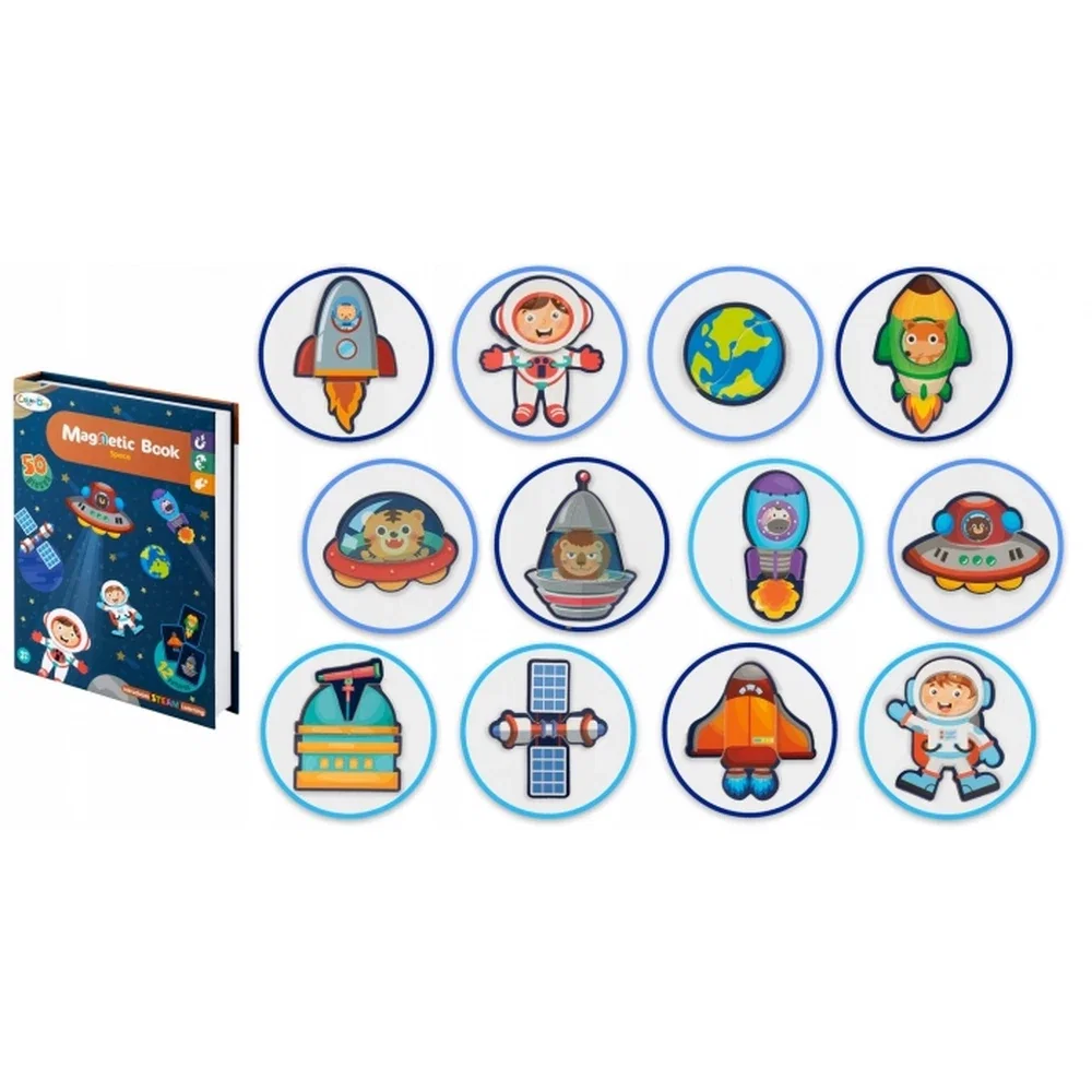 Carte magnetica tip puzzle Cosmos Ricokids 3 ani+ [2]