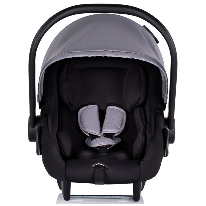 Carucior Bebe 3 in 1 Chipolino Marbella Cloud Grey, cu Landou, Scaun Auto i-Size si Geanta 0 luni [18]