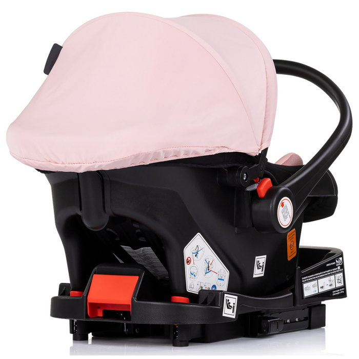 Carucior Chipolino Amore 3 in 1 powder pink 0 luni [17]
