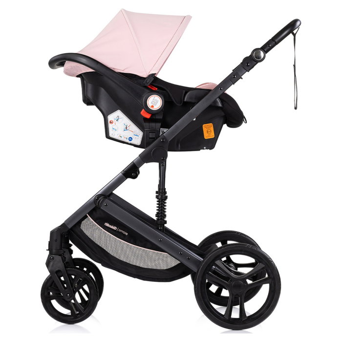 Carucior Chipolino Amore 3 in 1 powder pink 0 luni [10]