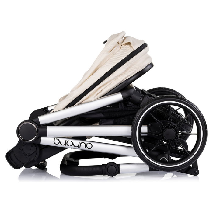 Carucior Chipolino Aurora 3 in 1, pana la 22 kg, scoica auto i-size, cadru usor, pliere usoara, husa picioare, sezut reversibil, gentuta inclusa, Cashmere [17]