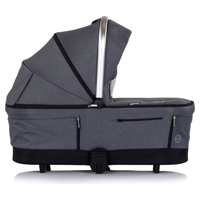 Carucior Chipolino Aurora 3 in 1, pana la 22 kg, scoica auto i-size, cadru usor, pliere usoara, husa picioare, sezut reversibil, gentuta inclusa, Charcoal [16]
