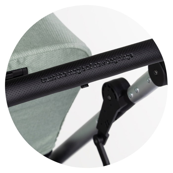 Carucior Chipolino Aurora 3 in 1, pana la 22 kg, scoica auto i-size, cadru usor, pliere usoara, husa picioare, sezut reversibil, gentuta inclusa, Matcha [27]