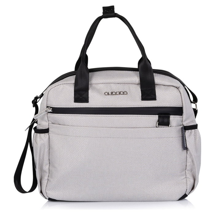 Carucior Chipolino Aurora 3 in 1, pana la 22 kg, scoica auto i-size, cadru usor, pliere usoara, husa picioare, sezut reversibil, gentuta inclusa, Platinum [18]