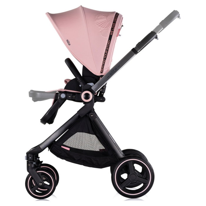 Carucior Chipolino Elite 3 in 1 pink marshmallow 0 luni [10]