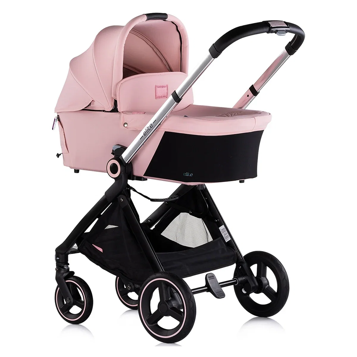 Carucior Chipolino Elite 3 in 1 pink marshmallow 0 luni [2]