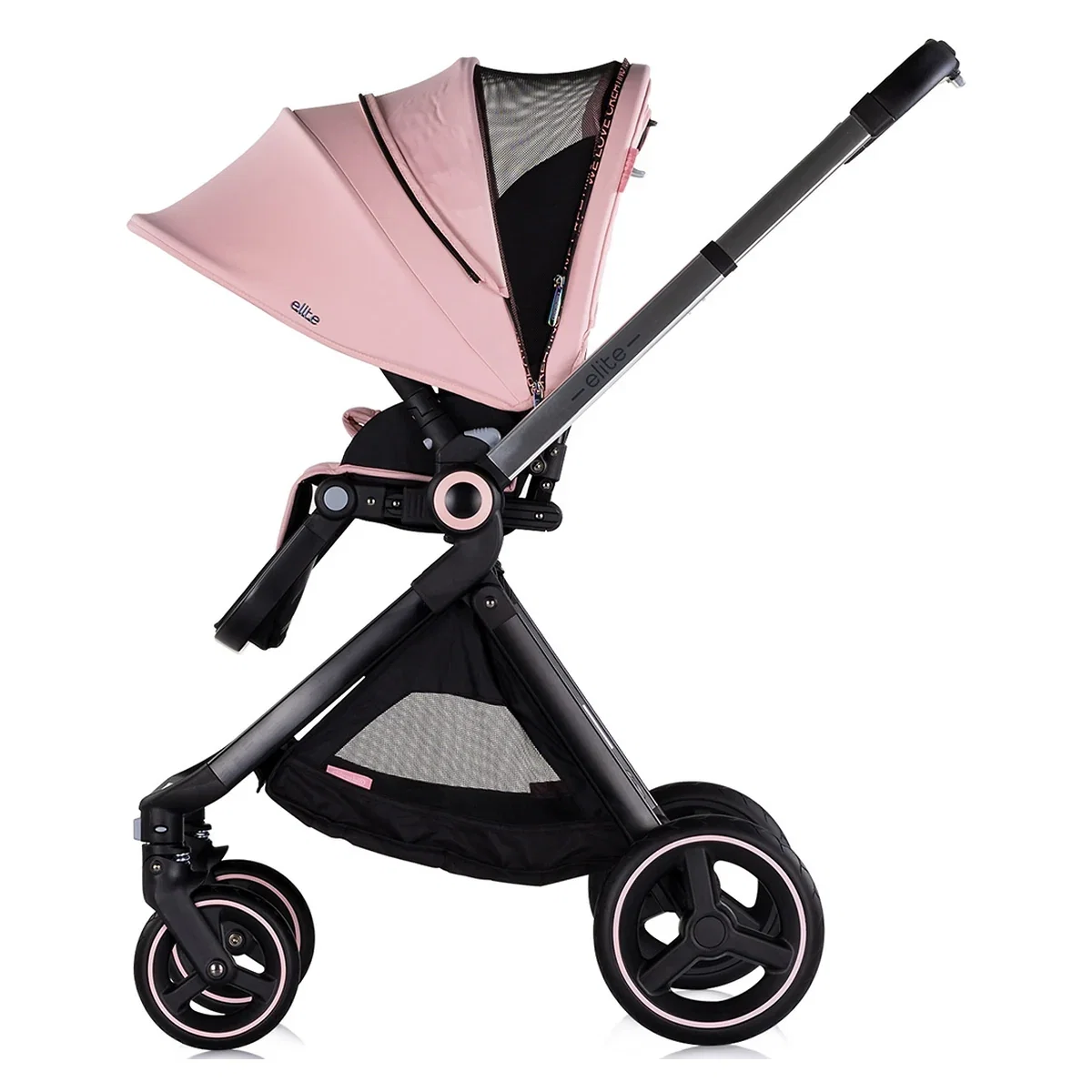 Carucior Chipolino Elite 3 in 1 pink marshmallow 0 luni [11]
